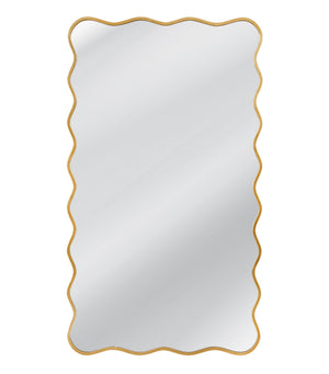 Freya - Floor Mirror - Antique Gold Leaf