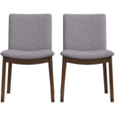 Laura - Mid-Century Modern Solid Wood Dining Chair (Set of 2)