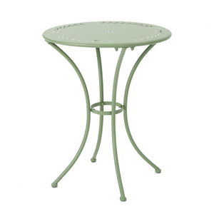 Ambrosia - 3 Piece Bistro Set With Leaf Motifs Top And Seat