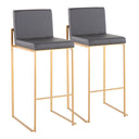 Fuji - Contemporary Design High Back Barstool