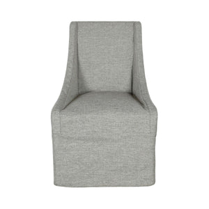 Warwick - Upholstered Rolling Dining Chair