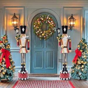 Classic Nutcracker Holiday Decor With Timeless Design And Durable Construction - Red