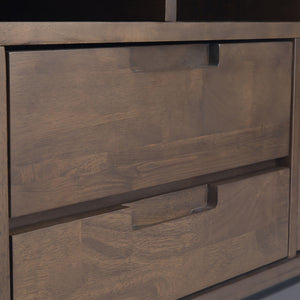Banting - Wide TV Stand - Walnut Brown