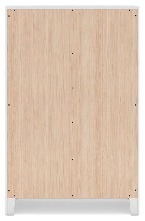 Binterglen - Five Drawer Chest - White