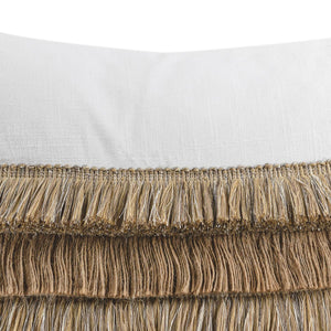 Safi - 22" x 22" Pillow - Ivory / Natural