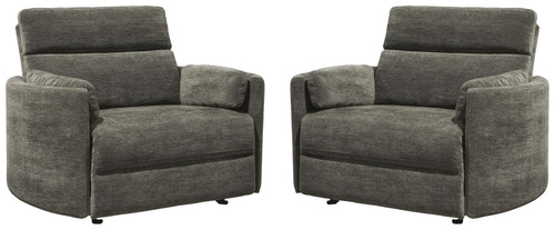 Radius Xl - Extra Wide Power Glider Recliner (Set of 2)