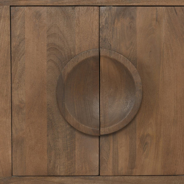 Vally - Wood 6 Door Buffet - Artisan Brown