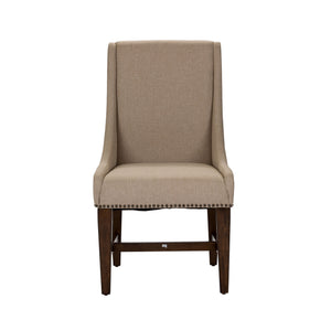 Armand - Upholstered Side Chair - Antique Brownstone
