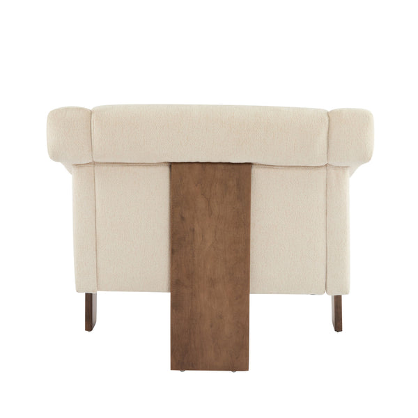 Sierra - Vintage Modern Accent Chair With Deep Cushions And Wide Armrests