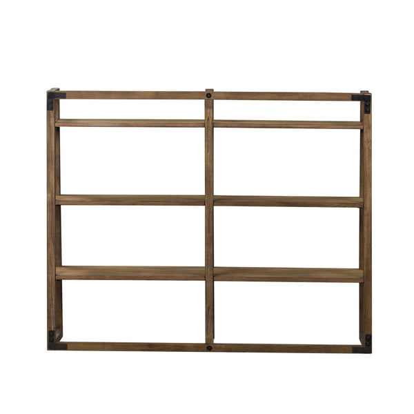 Stone Brook - Credenza Hutch - Rustic Saddle