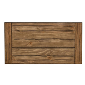 Morgan Creek - Cocktail Table - Antique White / Wirebrushed Tobacco Accents