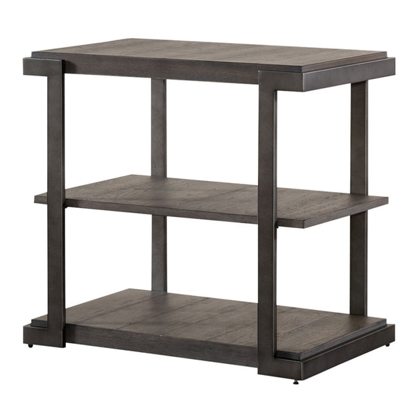 Modern View - Tiered End Table - Dark Gray
