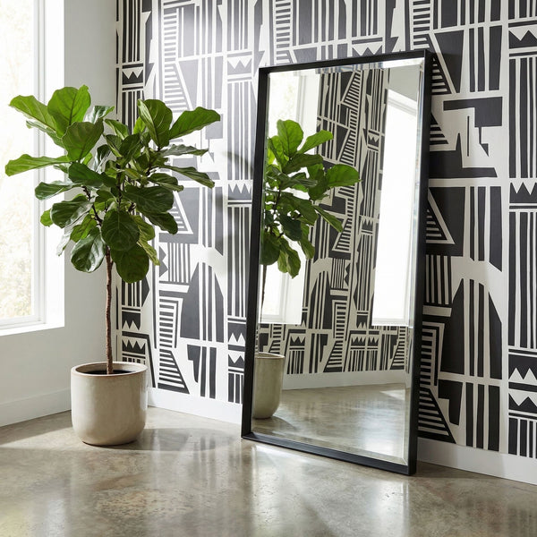 Sloan - Floor Mirror - Black