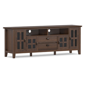Artisan - TV Media Stand - Natural Aged Brown