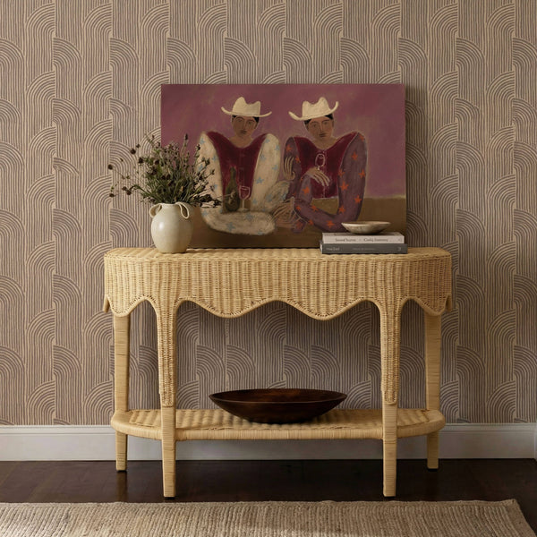 Sally - Rattan Console Table - Natural
