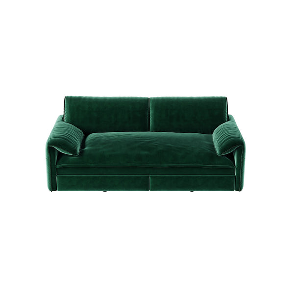 Queen Pull Out 3 In 1 Convertible Sleeper Sofa With Side Storage