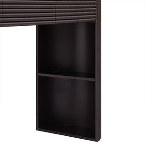 Retro Console Table With Storage, 3 Drawers