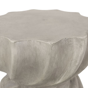 Modern Canis Side Table Outdoor Use - Gray
