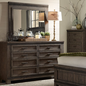 Thornwood Hills - 8 Drawer Dresser - Rock Beaten Brown