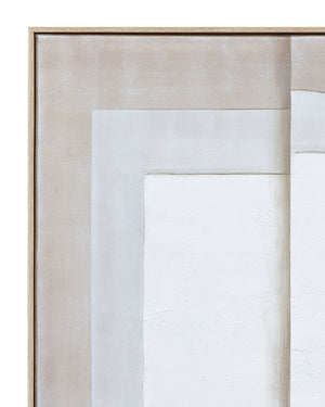 Fold II Canvas Art - Natural