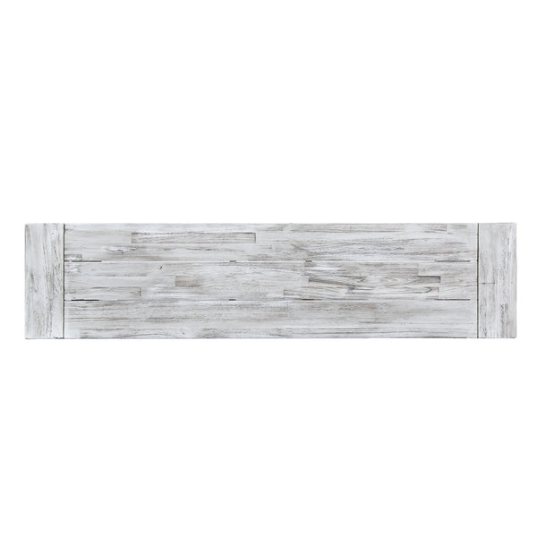 Tranquilizer - Outdoor Acacia Wood Bench With Slat Panel Design