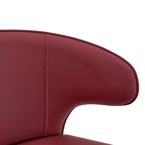 Adjustable Swivel Bar Chair With High Back Support