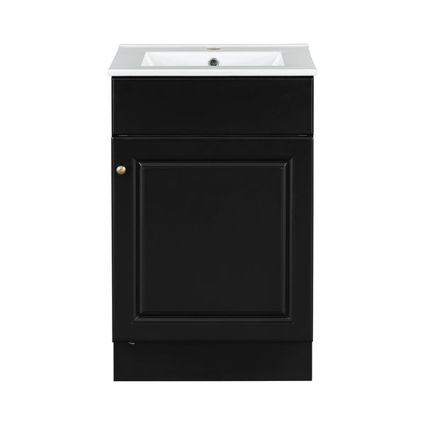 Bathroom Vanity With Sink, Cabinet With Adjustable Shelf