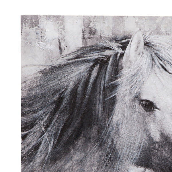 Meg Canvas Art - Dark Gray