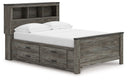 Frandern - Bookcase Panel Bed