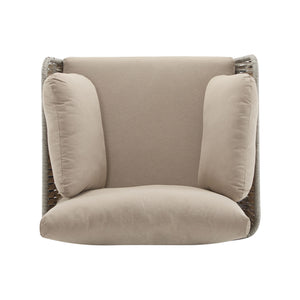 Rope Lounge Chair With Cushions For Modern Spaces