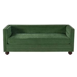 3 Seater Sofa Upholstery With Square Arms, Living Room Couch
