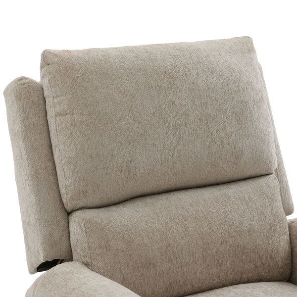 Manual Recliner Massage Chair With Swivel Rocker, 8 Massage Modes, Side Storage Pocket