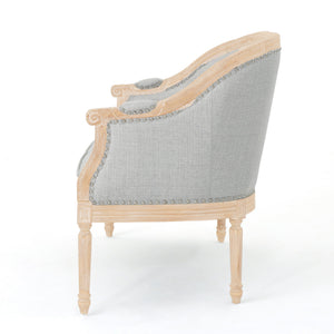 French Country Chesterfield Style Tufted Loveseat