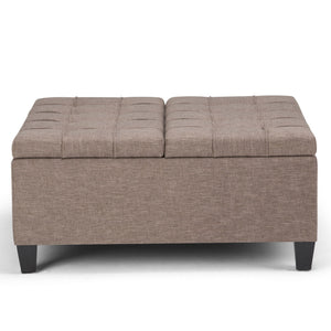 Harrison - Upholstered Coffee Table Storage Ottoman