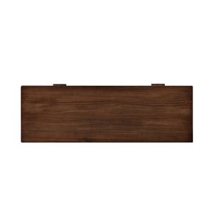 Whitmore - Trestle Console Table - Dark Brown