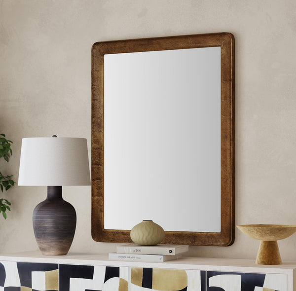 Hallie - Wall Mirror - Brown