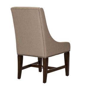 Armand - Upholstered Side Chair - Antique Brownstone