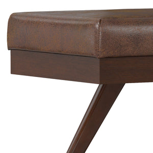 Chanelle - Mid-Century Ottoman Bench