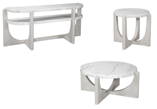 Gavin - End Table - White