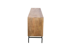 Everett - Server - Rustic Brown Mango / Ivory Bone / Grey Resin