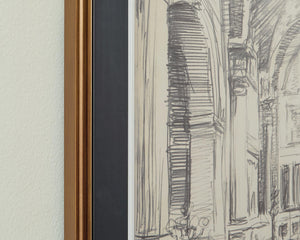 Downyard - Wall Art Set (Set of 2) - Black / Beige