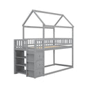 Bunk Bed With Shelves And Drawers, Storage Focused Design