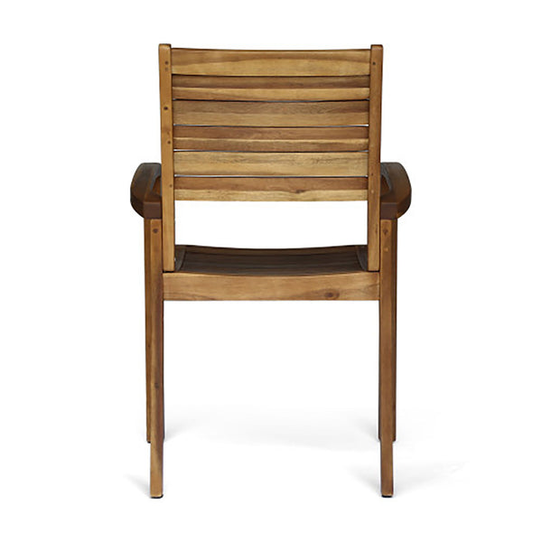 Outdoor Dining Chair, Stacking Design For Patio