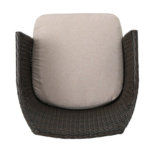 Kenneth - 3 Pieces Chat Set Outdoor Furniture - Brown Multi