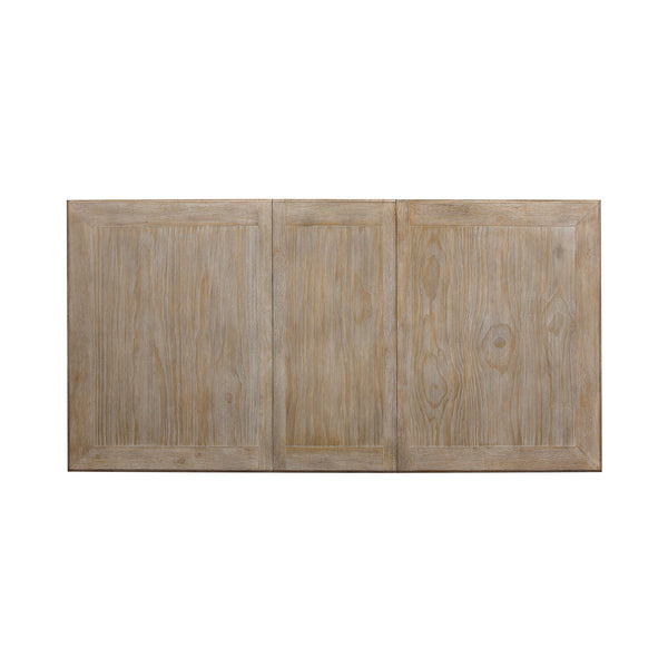 Summerville - Rectangular Leg Table - Soft White Wash / Wirebrushed Gray