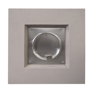 Outdoor Patio Square Gas Burning Concrete Fire Pit 40, 000 Btu