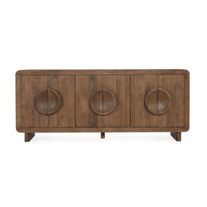 Vally - Wood 6 Door Buffet - Artisan Brown