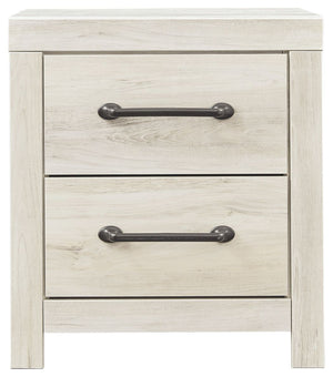 Cambeck - Two Drawer Night Stand - Whitewash