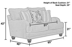 Jonesport - Loveseat - Wheat