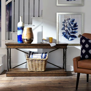 Tribeca - Sofa Table - Cordovian Brown